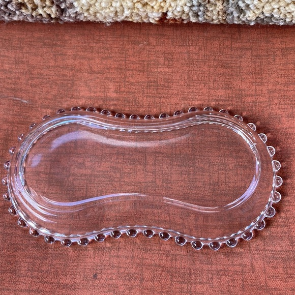 Vintage Imperial Glass Candlewick Open Sugar, Creamer & Tray - Picture 12 of 12